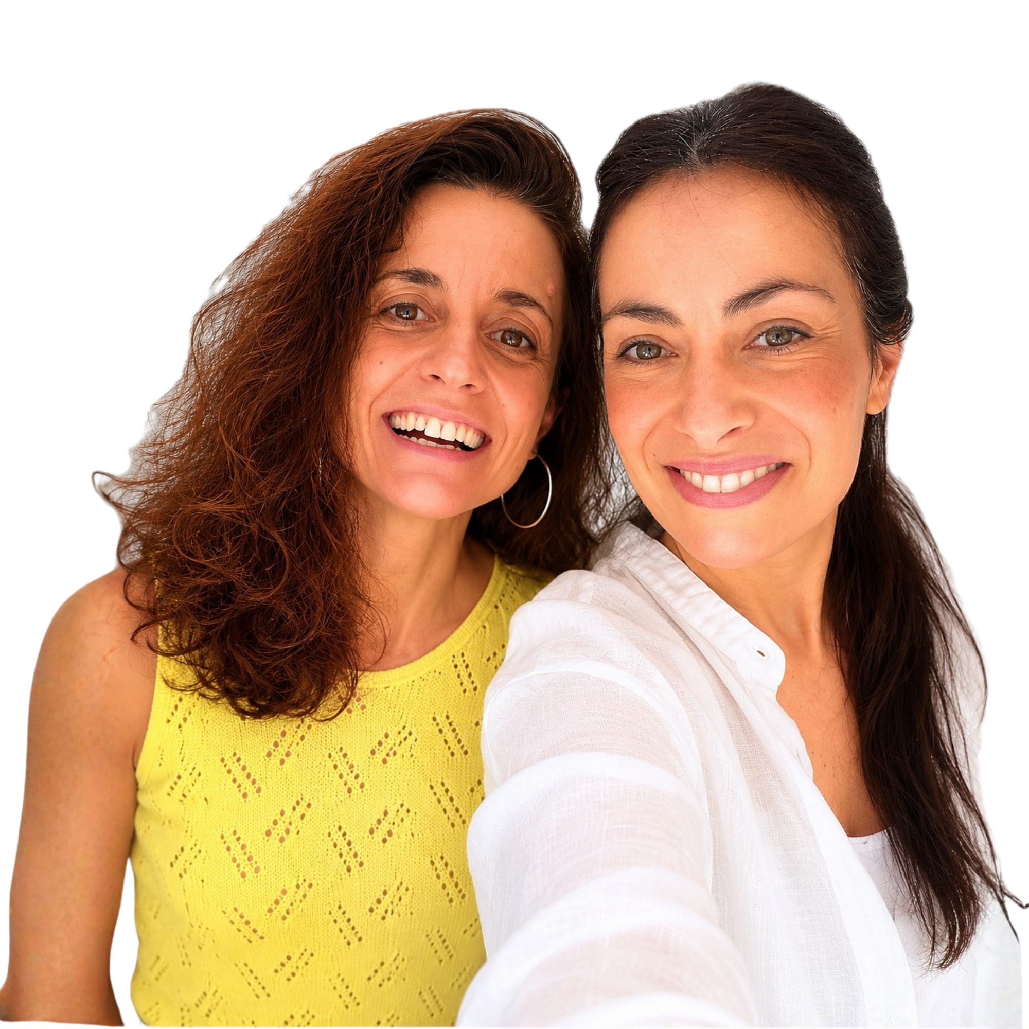 Ceci y Gaby, profesoras de Concepto Español